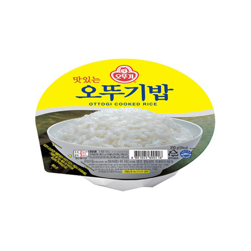 맛있는 오뚜기밥 흰밥 210g 4개 백미 즉석밥 간편식