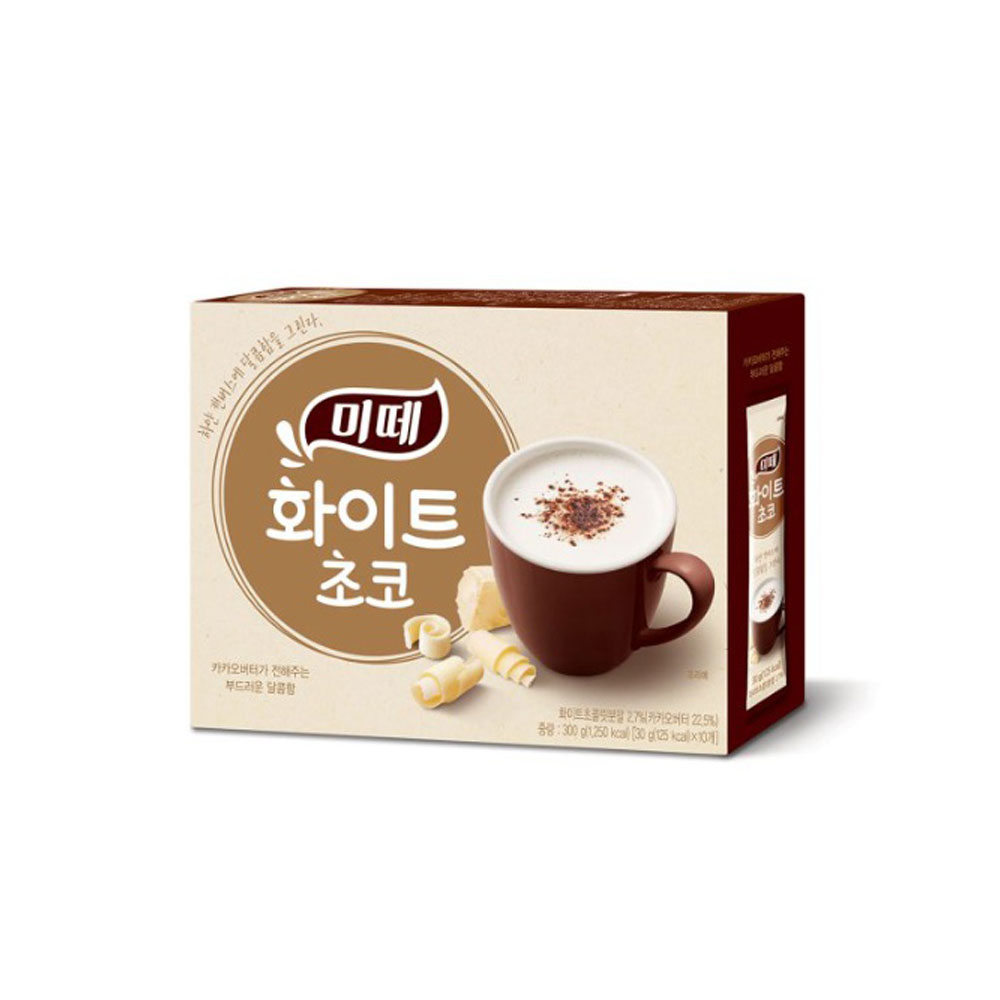 동서 미떼 핫초코 화이트 초코 120T 초콜릿 코코아