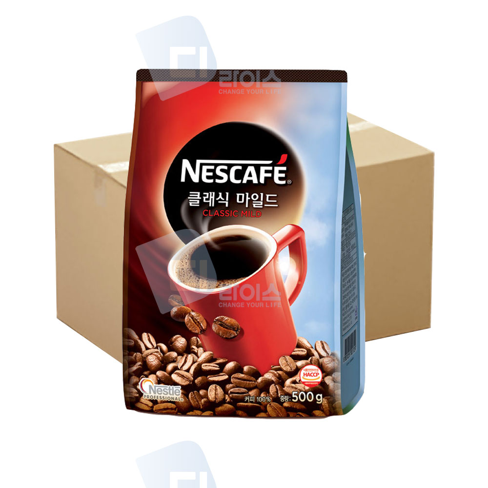 네스카페 클래식마일드 500g 12봉 리필 커피 자판기용